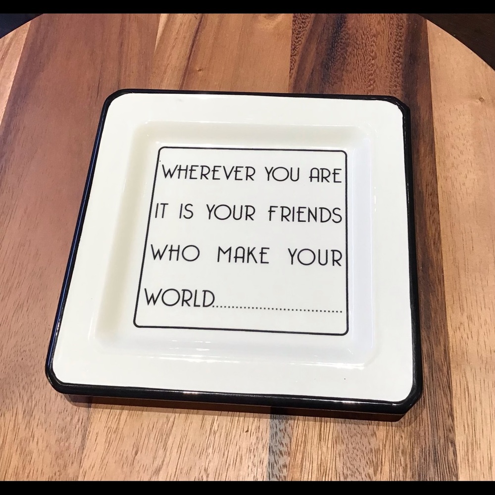 Friendship trinket tray. Made in Italy. EUC